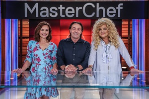 Magda Gessler, Michel Moran i Anna Starmach w „MasterChef 11”; fot. TVN