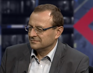 Prof. Antoni Dudek, fot. TV Republika