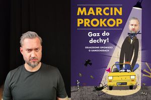 Marcin Prokop i okładka jego książki (fot. materiały prasowe)