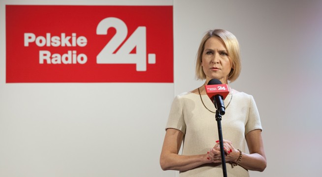 Prezes Polskiego Radia Barbara Stanisławczyk-Żyła, Foto: Sebastian Gołos/PR