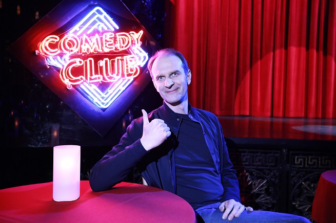Rafał Rutkowski w „Comedy Club”; fot. Comedy Central