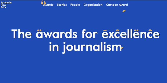 European Press Prize fot. screen strony www