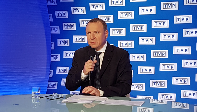 Jacek Kurski, prezes Telewizji Polskiej / fot. Łukasz Brzezicki