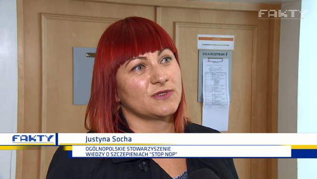Justyna Socha, zrzut ekranu ze strony TVN