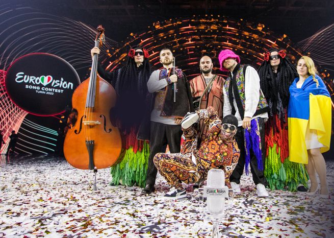 Ukraińska grupa Kalush Orchestra / fot. Eurovision Song Contest