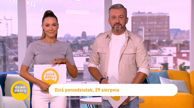 Małgorzata Rozenek-Majdan i Krzysztof Skórzyński (fot. TVN)