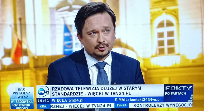 Rzecznik Praw Obywatelskich Marcin Wiącek (fot. TVN24)
