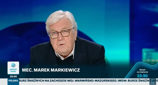 Marek Markiewicz jako gospodarz „Debaty tygodnia” w Polsat News