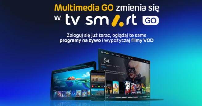 Serwis i aplikacja Multimedia GO zostaną zastąpione przez TV Smart GO