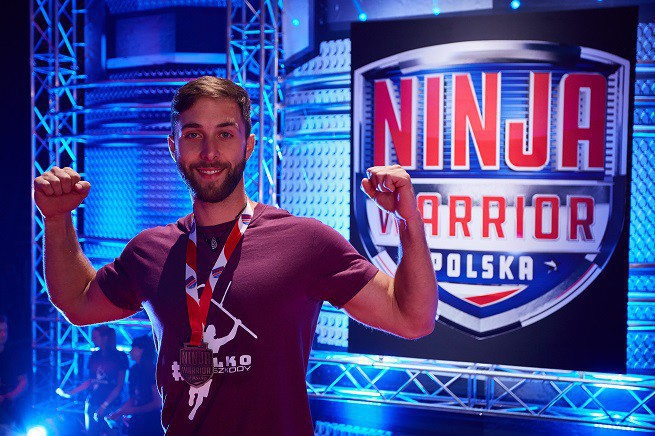 Jakub Zawistowski, zwycięzca „Ninja Warrior Polska”; fot. Polsat