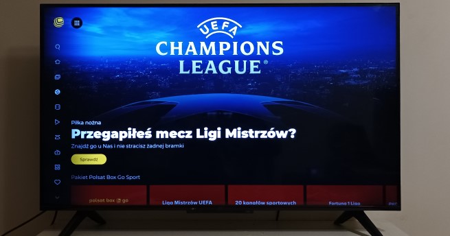 Liga Mistrzów w Polsat Box Go 