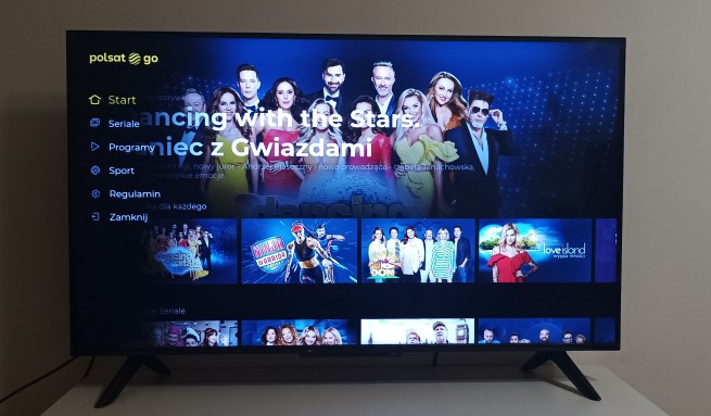 Aplikacja Polsat Go w HbbTV