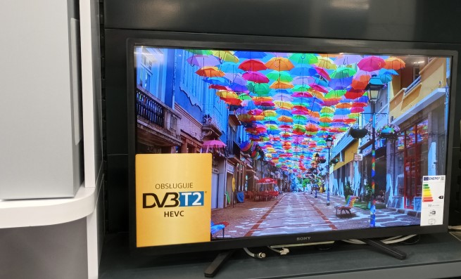 Telewizor gotowy na DVB-T2/HEVC (fot. Adrian Gąbka)
