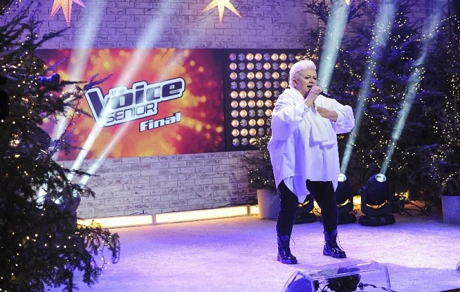 Barbara Parzeczewska, zwyciężczyni drugiej edycji „The Voice Senior”; fot. TVP / N. Młudzik