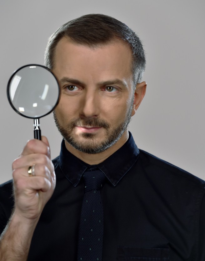 dr Tomasz Rożek, prowadzący „Sondę 2”, fot. TVP