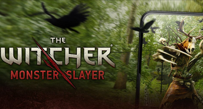 Kadr ze zwiastunu gry „The Witcher: Monster Slayer”