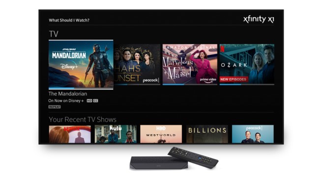 Telewizor do streamingu amerykańskiej sieci kablowej Xfinity 