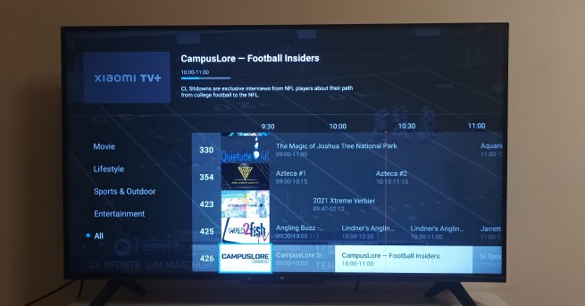 Aplikacja Xiaomi TV+ w telewizorze Xiaomi 