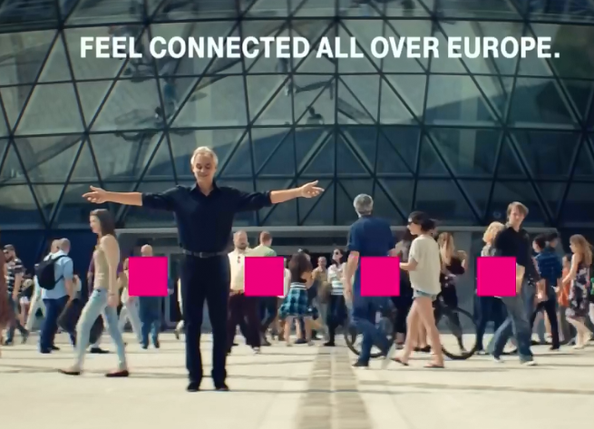 Andrea Bocelli w reklamie Deutsche Telekom