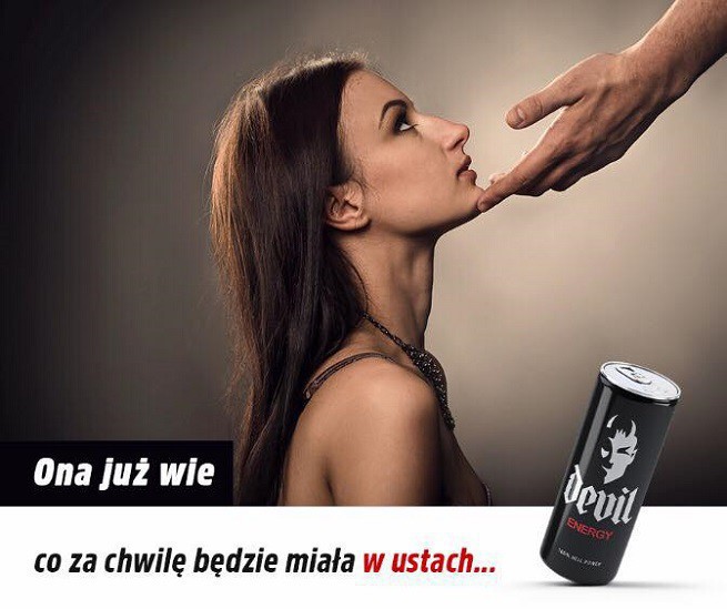 Reklama Devil Energy Drink, której dotyczył pozew Stowarzyszenia Twoja Sprawa