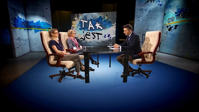 Kobiety w roli ekspertek w programie TVN24 „Tak jest”; fot. materiały prasowe