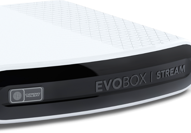 Dekoder Evobox Stream do telewizji przez internet oferowanej przez Cyfrowy Polsat