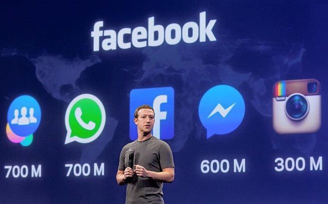 Mark Zuckerberg podczas konferencji Facebooka