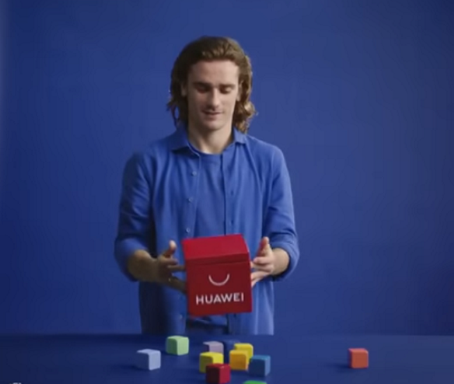 Antoine Griezmann w kampanii Huawei