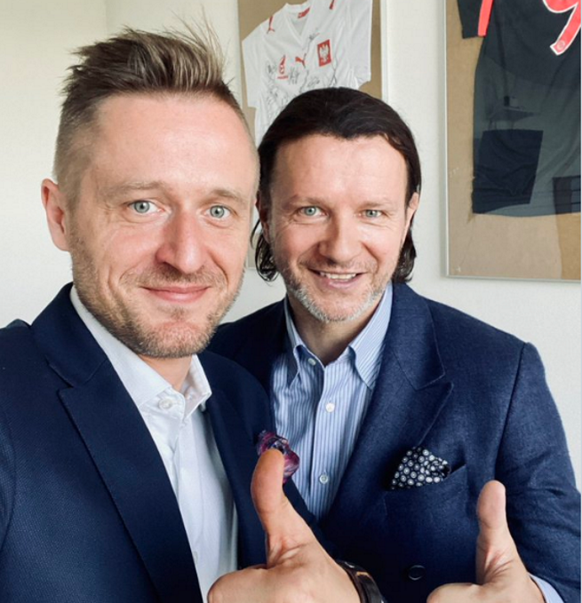 Michał Kołodziejczyk i Radosław Majdan, fot. Twitter