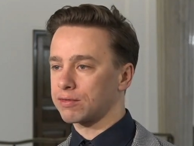 Krzysztof Bosak, screen z YouTube'a