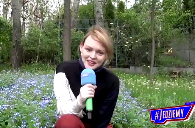 Ksena Kodymowska w „#Jedziemy” w TVP Info