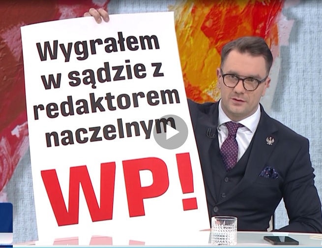 Łukasz Mejza w programie TVP Info