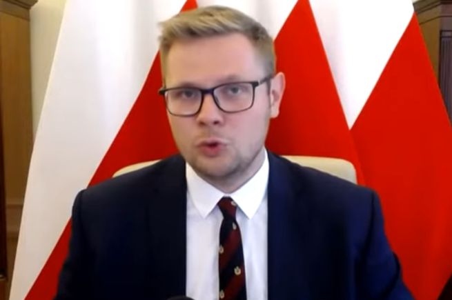 Michał Woś (screen: YouTube/Wirtualna Polska)