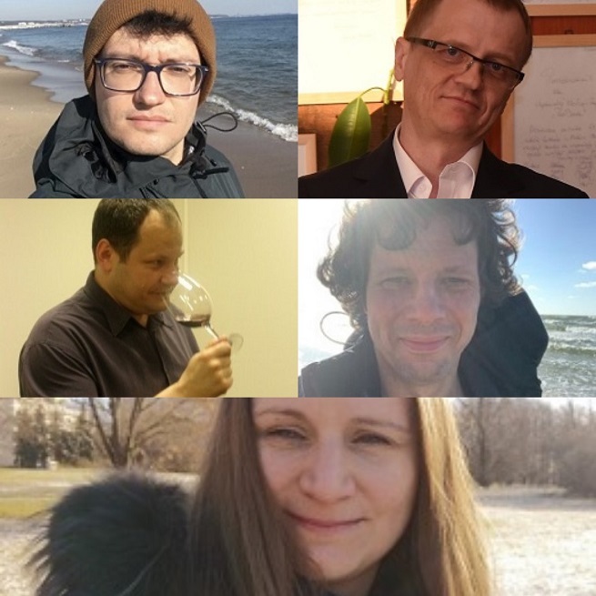  Paweł Ogrodziński, Jacek Sztejnert, Beata Łakomska,  Andrzej Chełstowski i Łukasz Kata
