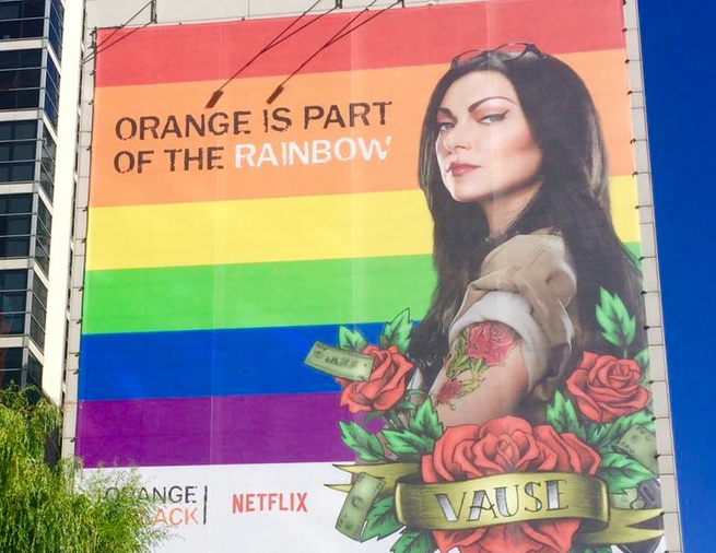 Billboard „Orange is the New Black”, fot. twitter.com/KPH_official