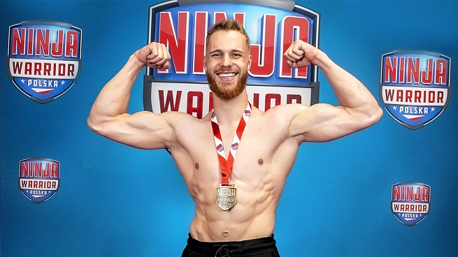 Igor Fojcik, zwycięzca „Ninja Warrior Polska 4”; fot. Polsat
