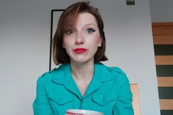 Olga Drenda (screen: YouTube/Biblioteka Tuvim)