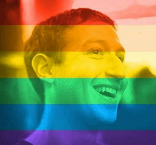 Tęczowe zdjęcie profilowe szefa Facebooka Marka Zuckerberga
